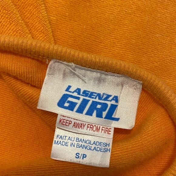 LA SENZA ORANGE HALTER NECK MINI DRESS SWIMWEAR COVER-UP SIZE SMALL‎ - Picture 5 of 6